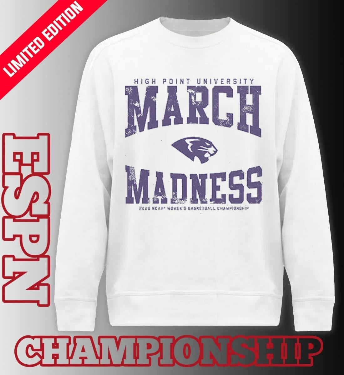 Official High Point Panthers WBB 2026 March Madness Shirt
