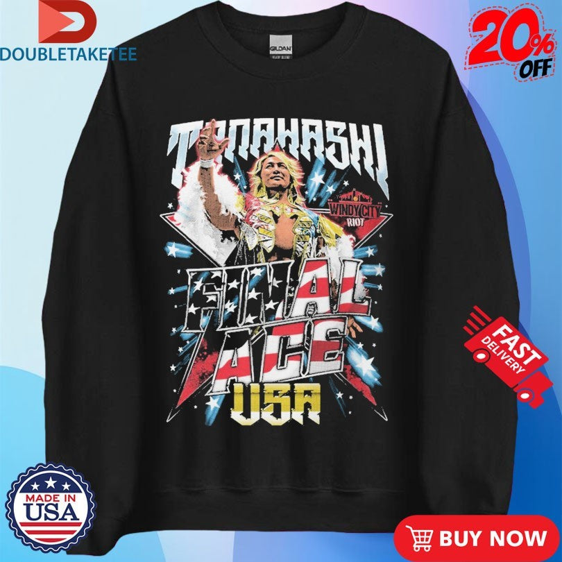Official Hiroshi Tanahashi Final Ace USA Windy City Riot Shirts
