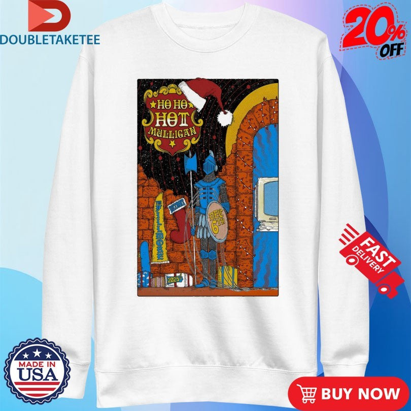 Official Ho Ho Hot Mulligan Dec 6 2025 The Fillmore Knight Christmas Shirts