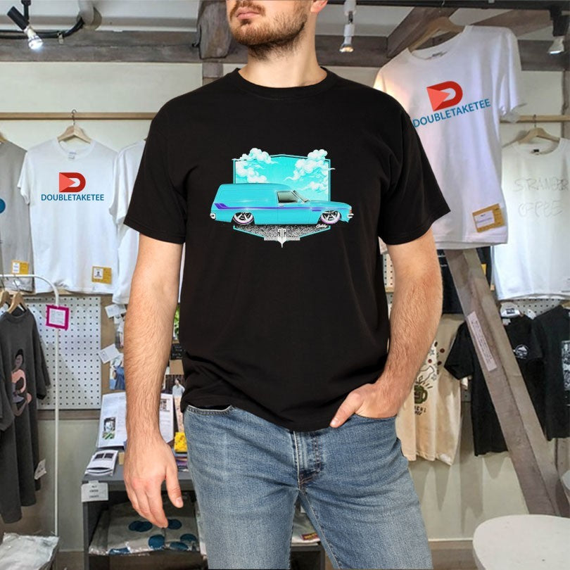 Official Holden HZ Sandman Turquoise Panel Van Shirts
