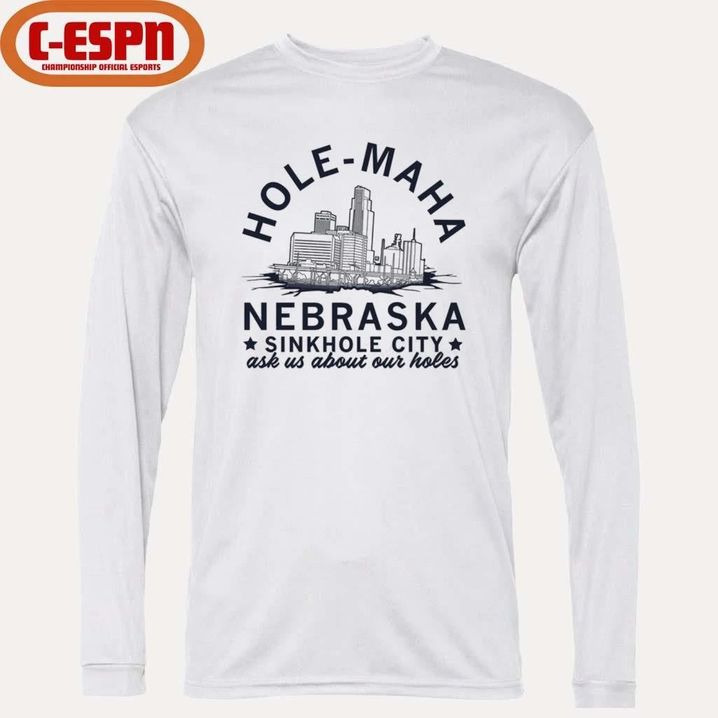 Official Hole-Maha Nebraska Sinkhole City Shirt