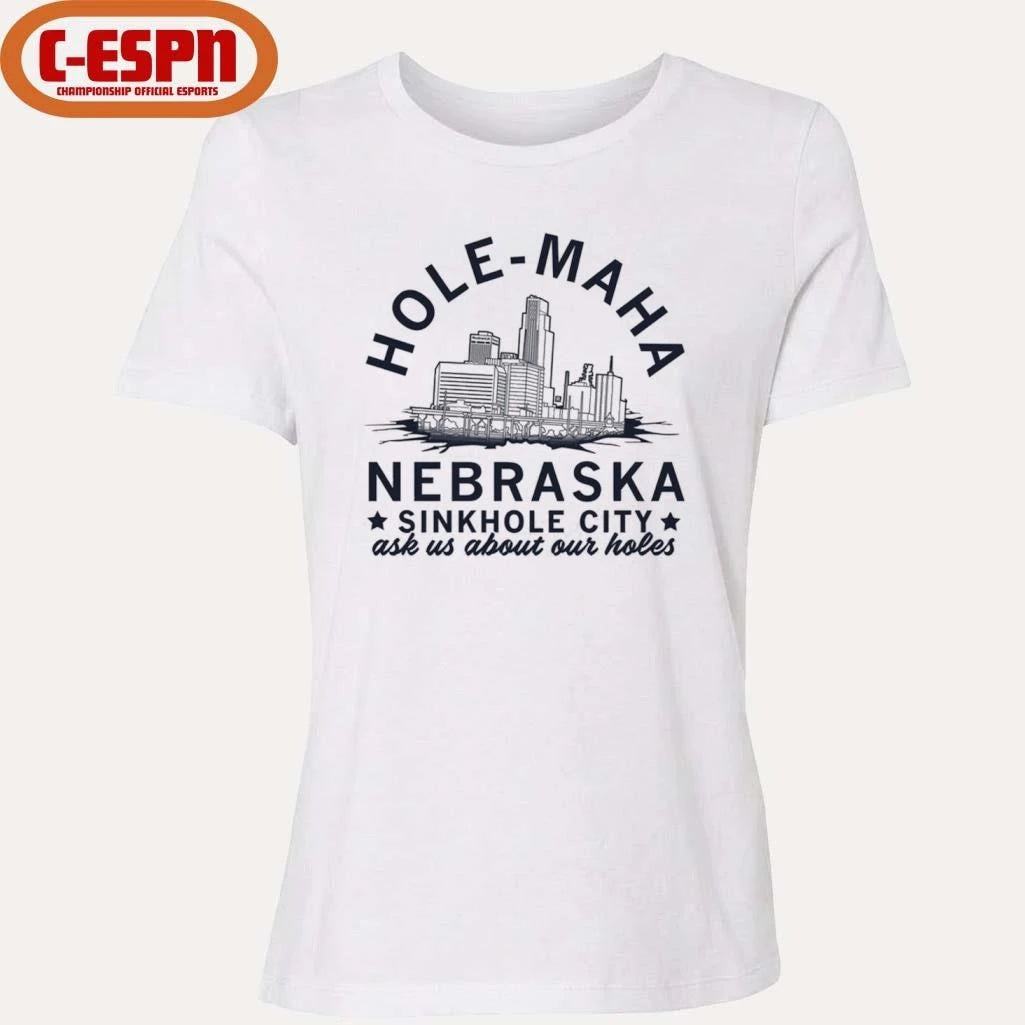 Official Hole-Maha Nebraska Sinkhole City Shirt