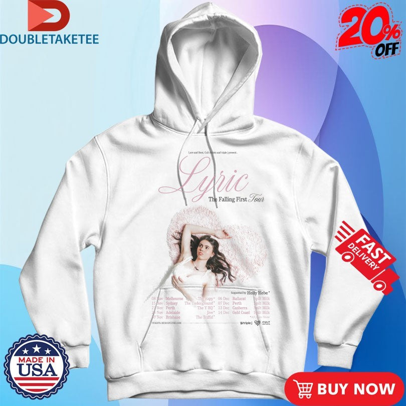 Official Holly Hebe Music By Lyric The Art Of Falling First Tour 2025 Dates Shirts