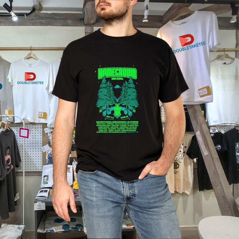 Official HomeGrown Music Fest Bend, OR May 7-9 2026 Shirts