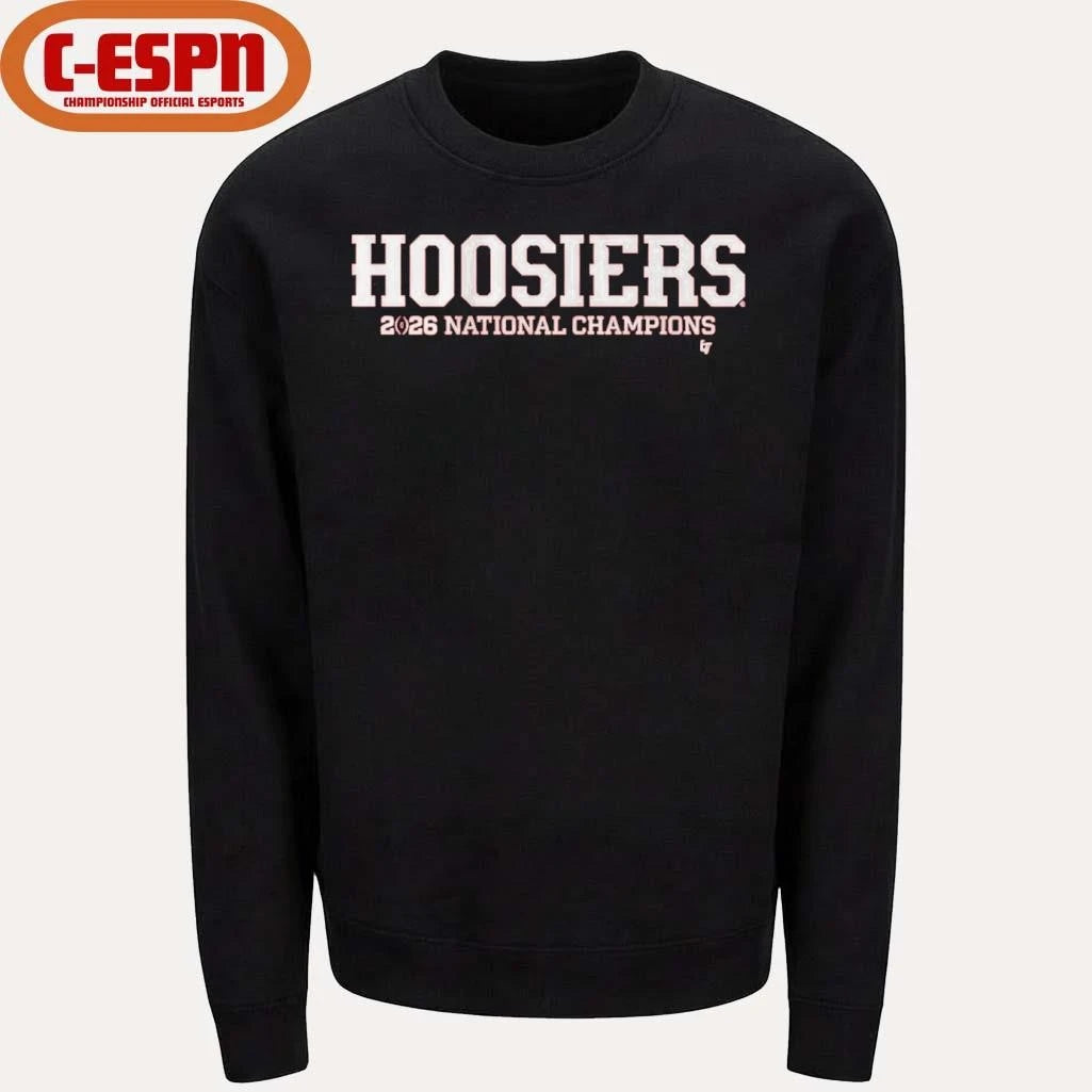 Official Hoosiers National Champions 2026 IU Football T-Shirt