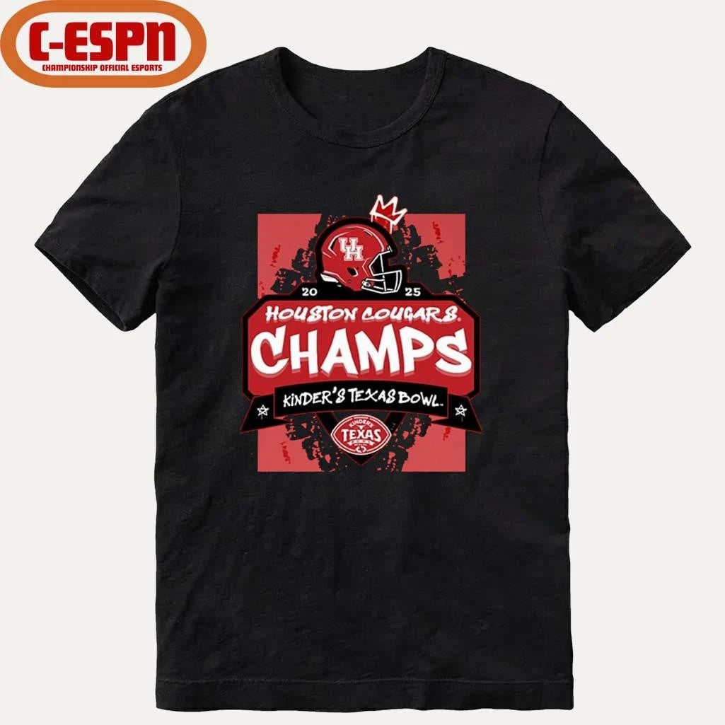 Official Houston Cougars 2025 Texas Bowl Champions Shirt