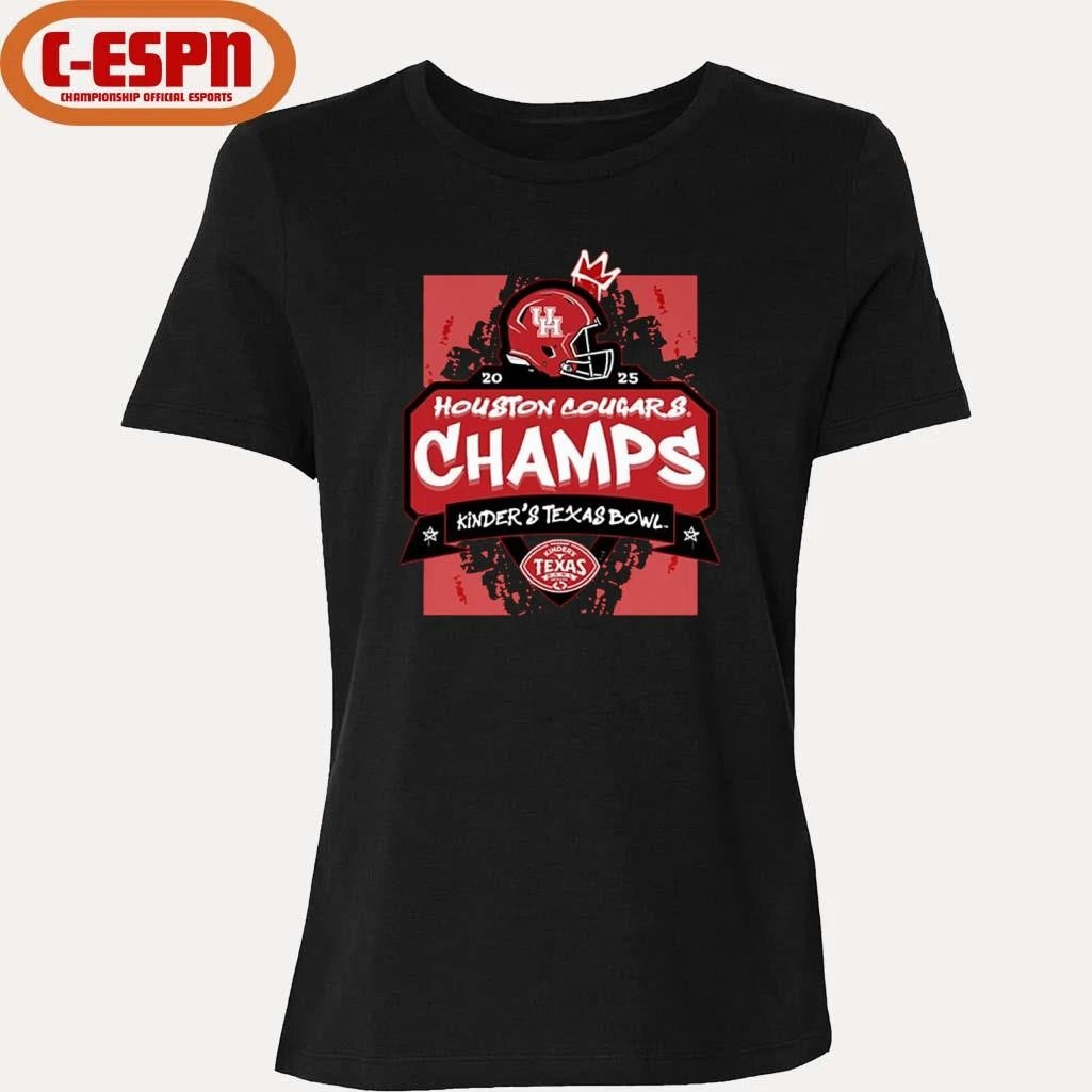Official Houston Cougars 2025 Texas Bowl Champions Shirt