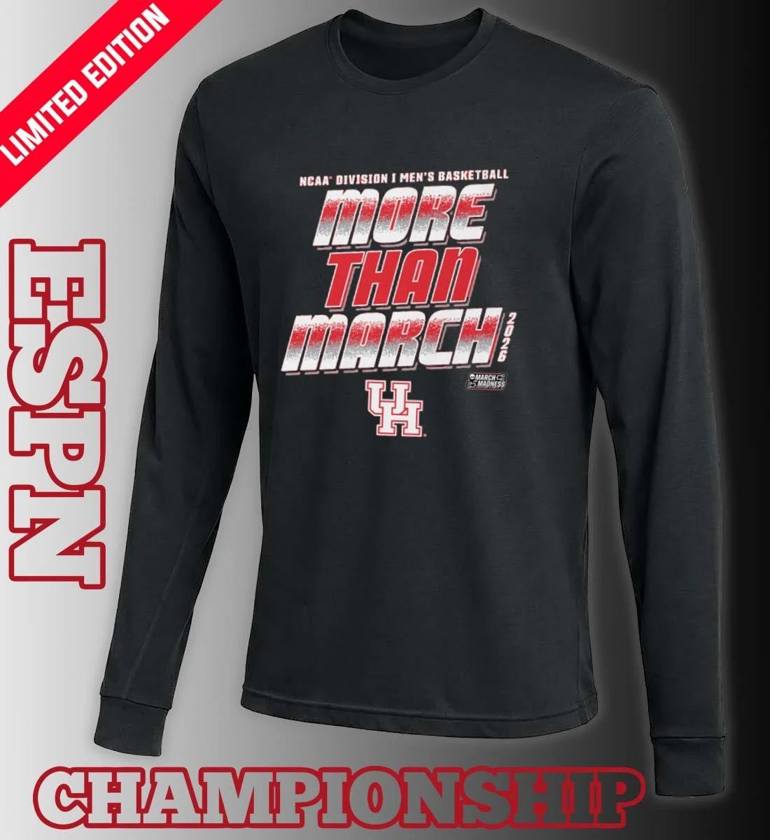 Official Houston Men’s Basketball More Than March 2026 Shirt