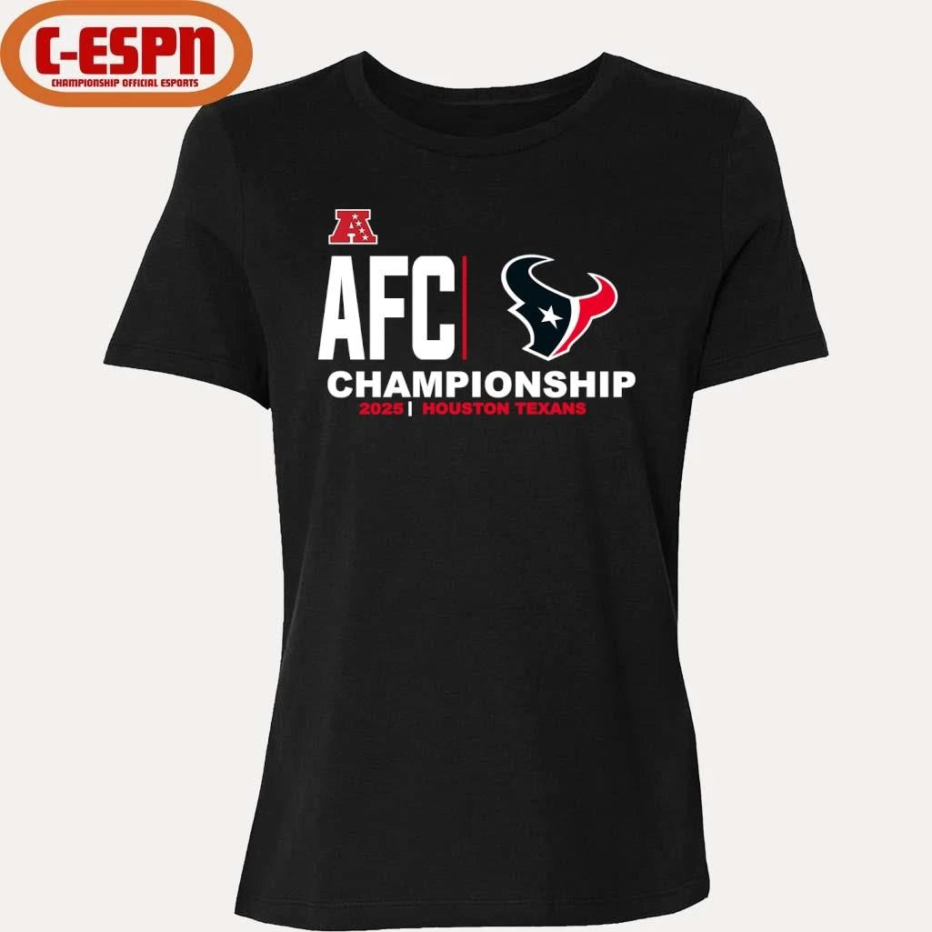Official Houston Texans 2026 AFC Football Championship Bound T-Shirt