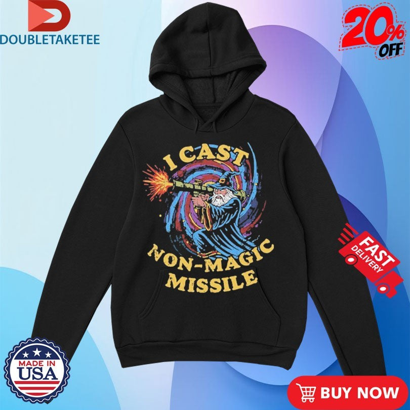 Official I Cast Non-magic Missile Wizard Shirts