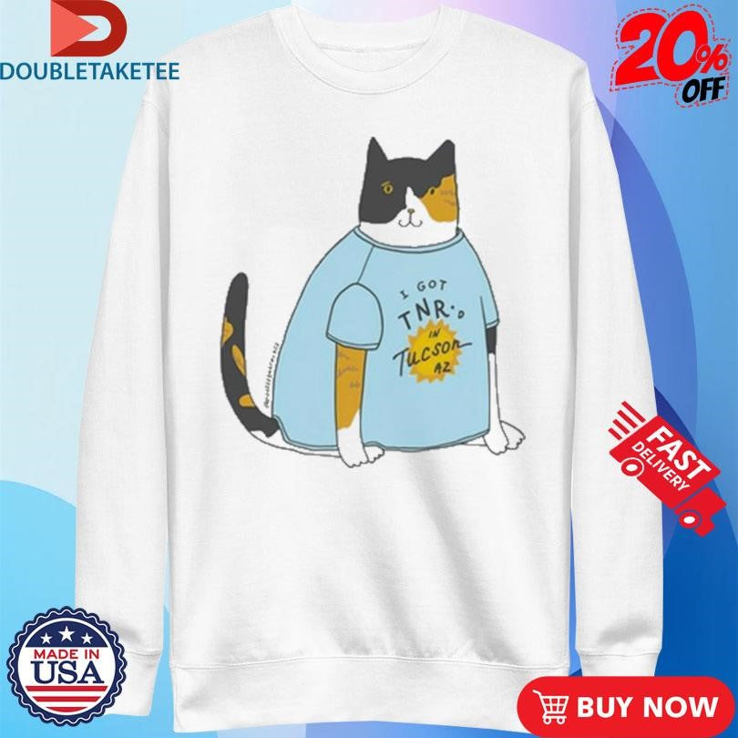Official I Got Tnr’d In Tucson Az Monkey Tnr Cat T-shirts