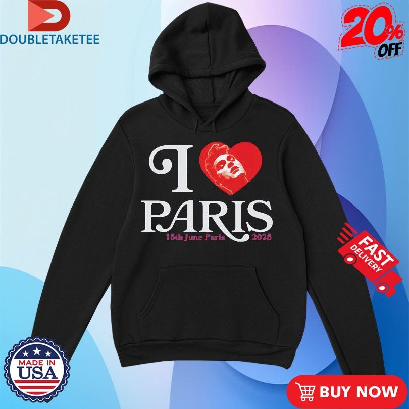 Official I Love Morrissey Paris 15th 2025 Shirts