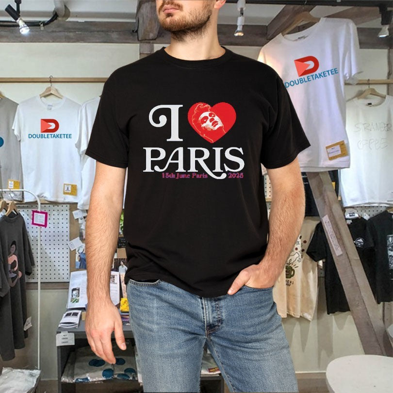 Official I Love Morrissey Paris 15th 2025 Shirts