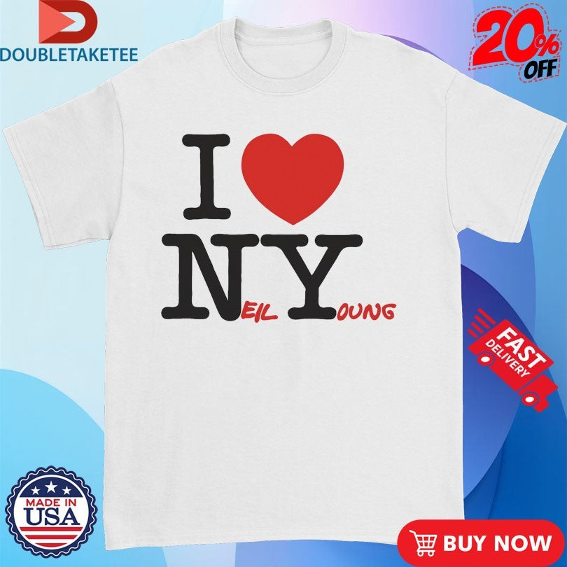 Official I Love Neil Young Shirts