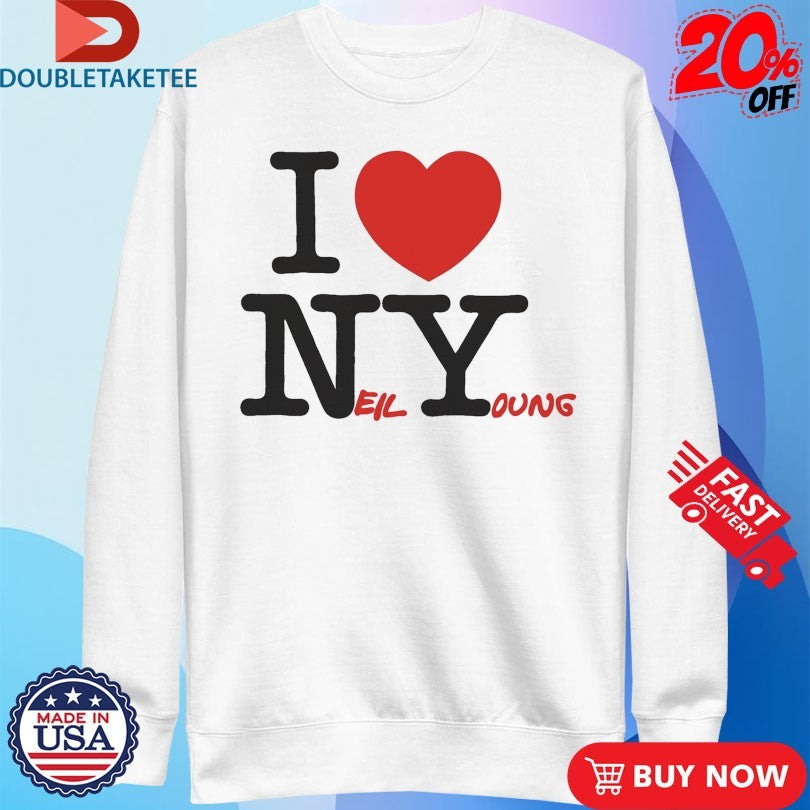 Official I Love Neil Young Shirts