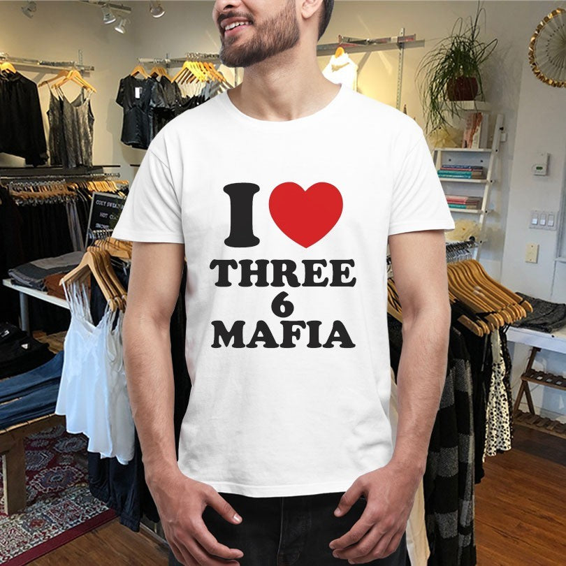 Official I Love Three 6 Mafia Shirts