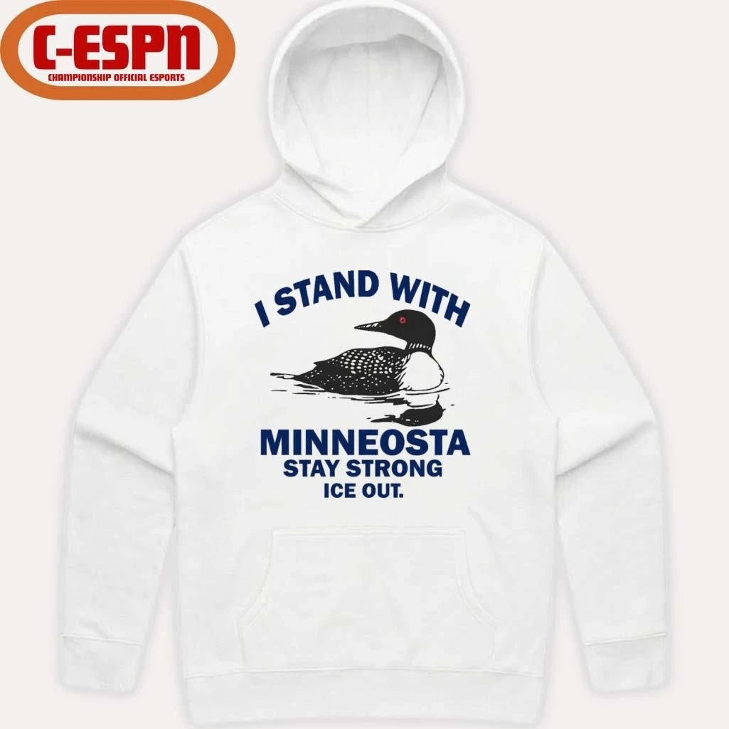 Official I Stand With Minnesota Stay Strong ICE Out T-Shirt