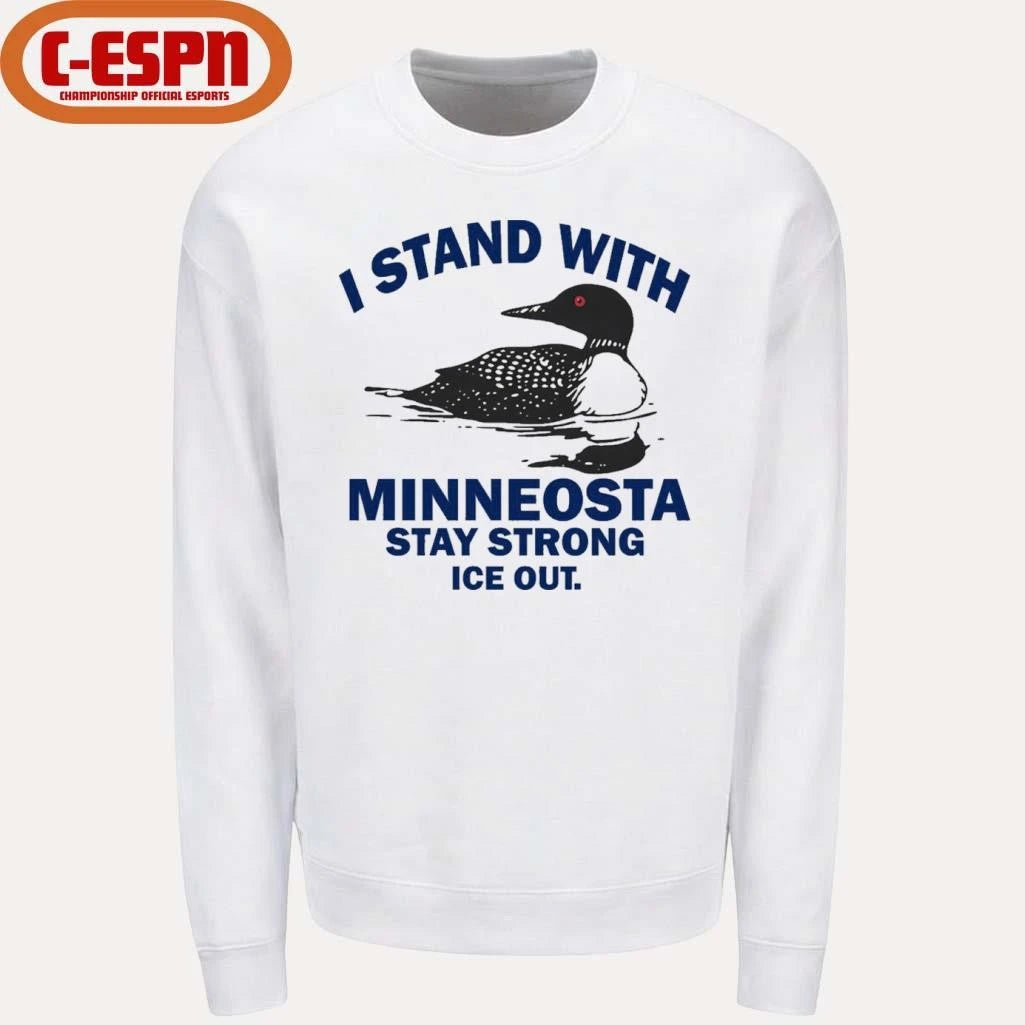 Official I Stand With Minnesota Stay Strong ICE Out T-Shirt