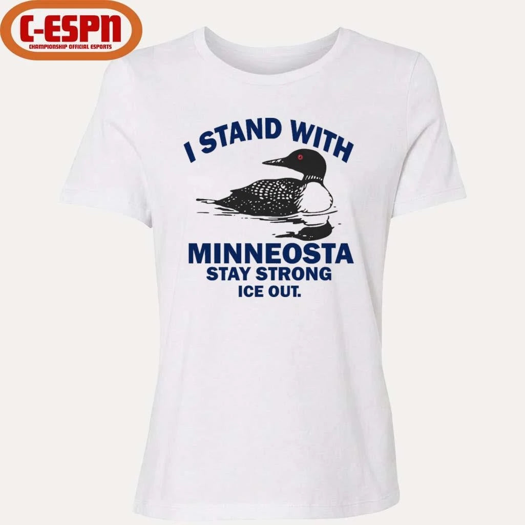 Official I Stand With Minnesota Stay Strong ICE Out T-Shirt