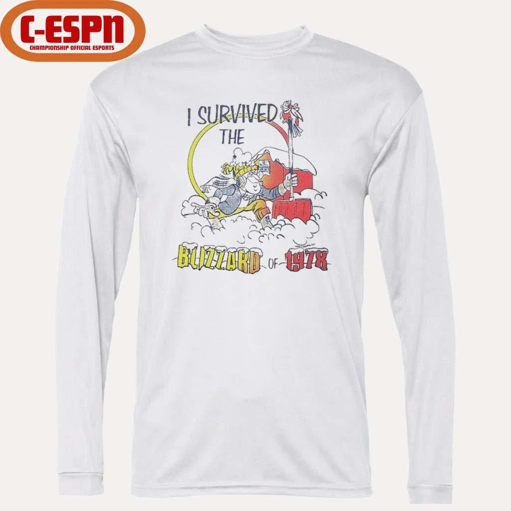 Official I Survived the the Blizzard of 1978 T-shirt