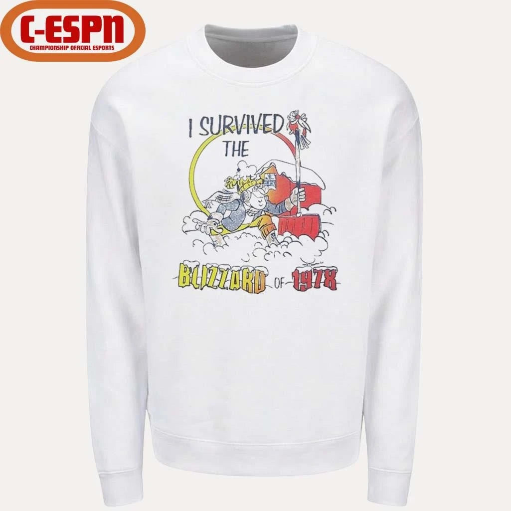 Official I Survived the the Blizzard of 1978 T-shirt