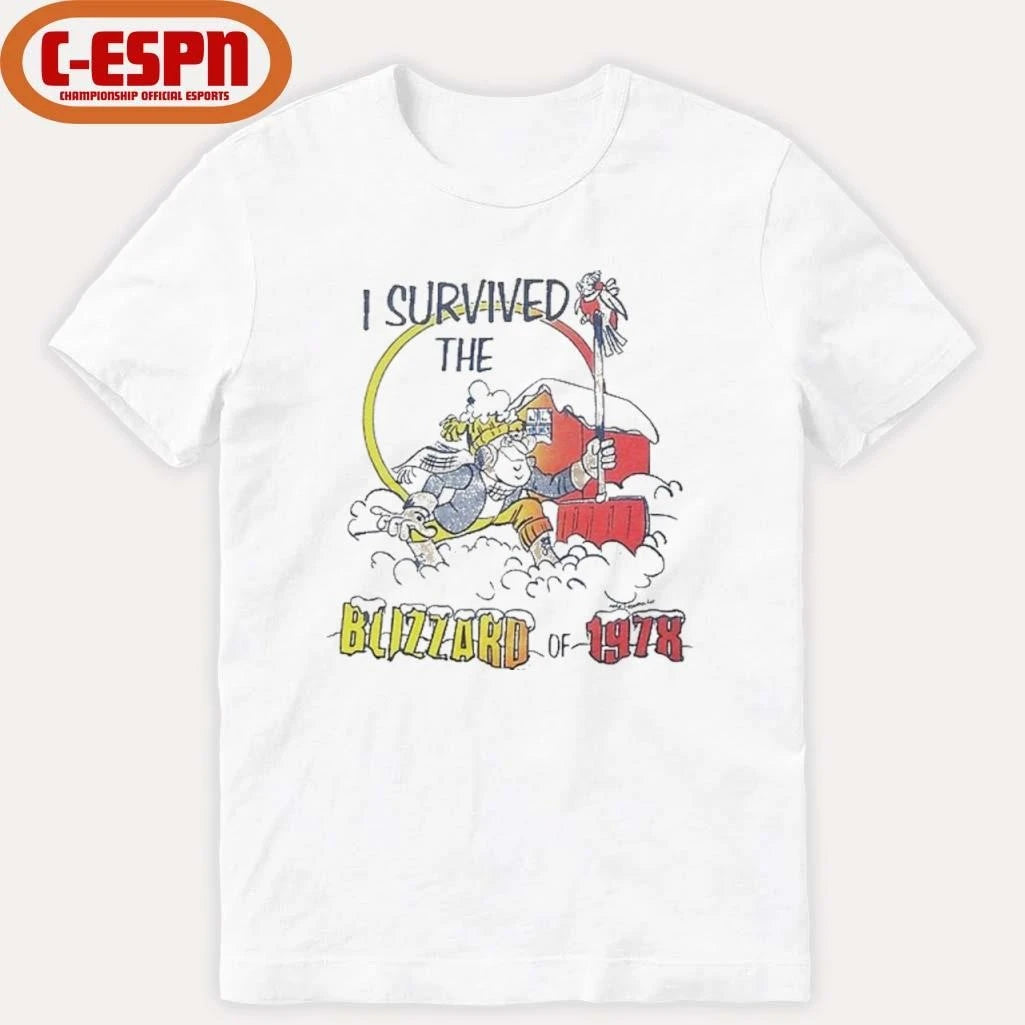 Official I Survived the the Blizzard of 1978 T-shirt