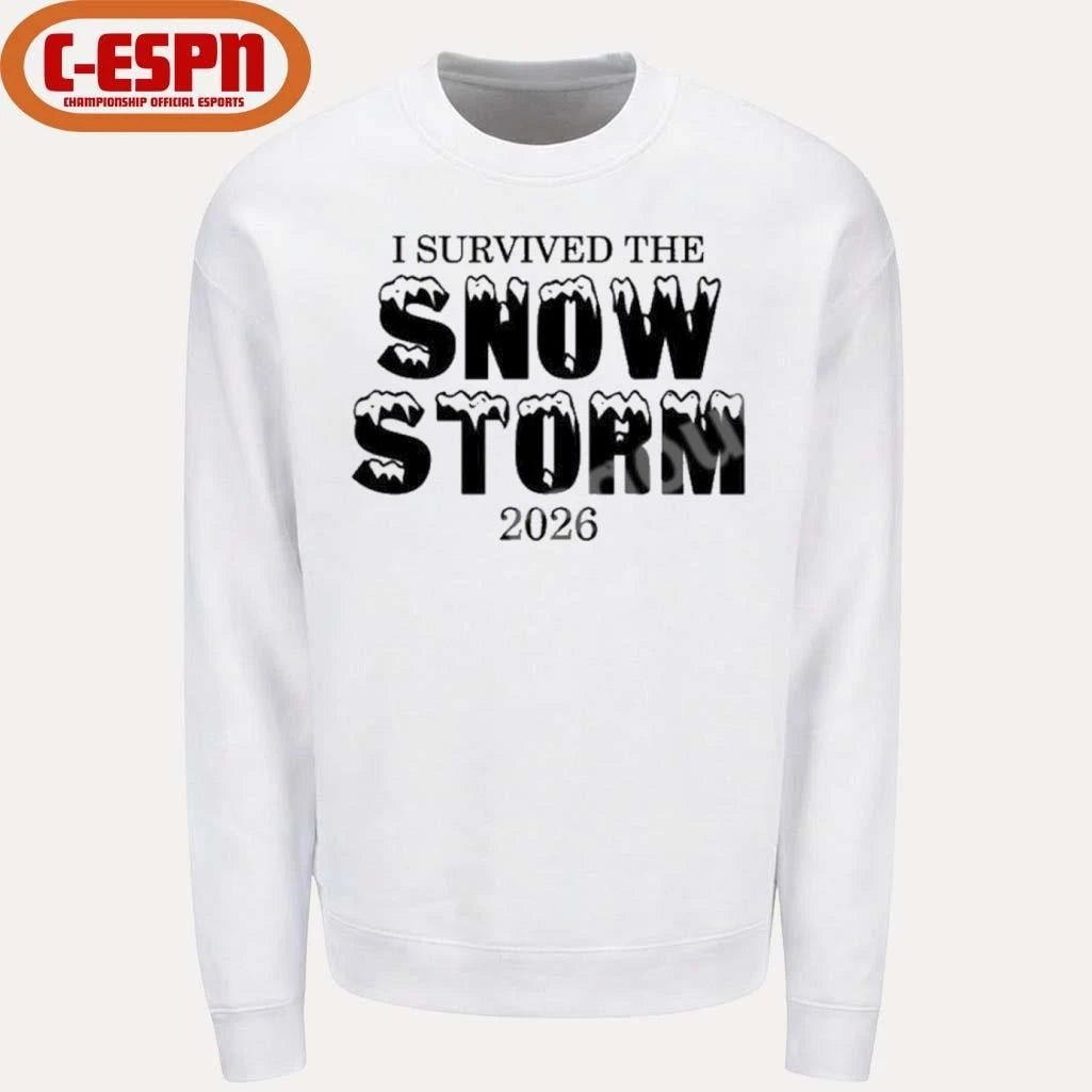 Official I Survived the the snow Storm 2026 Shirt
