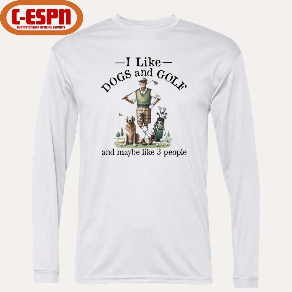 Official I like dogs and golf And maybe like 3 people Shirt