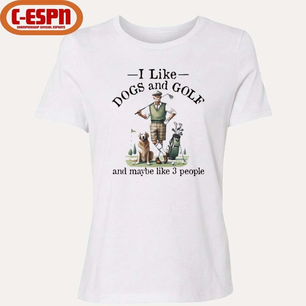 Official I like dogs and golf And maybe like 3 people Shirt