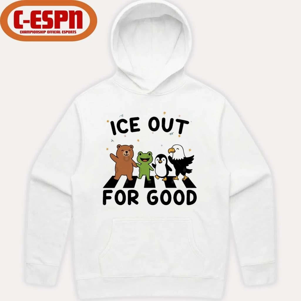 Official ICE Out For Good Resist Animals Frog Bear Penguin Eagle Shirt