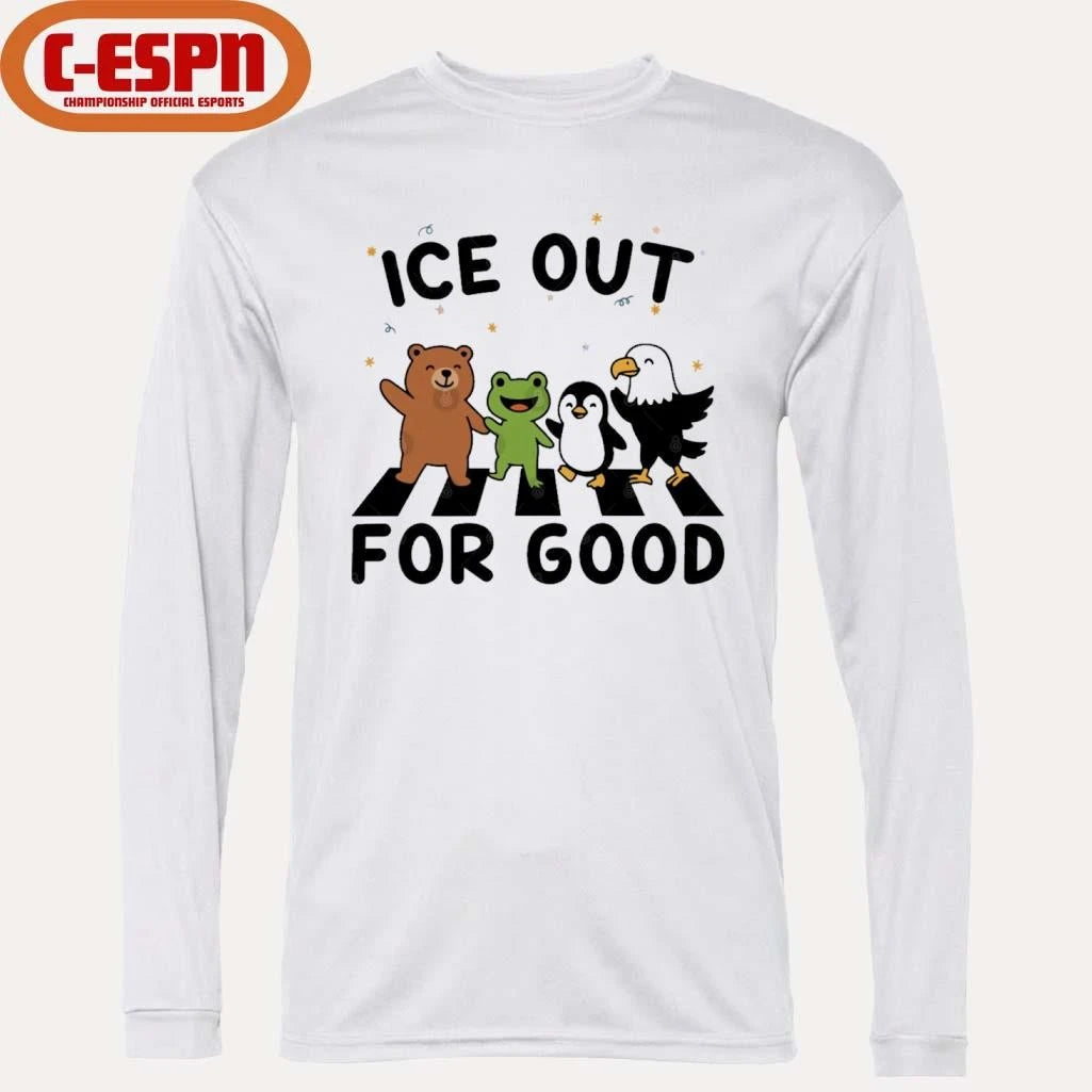 Official ICE Out For Good Resist Animals Frog Bear Penguin Eagle Shirt