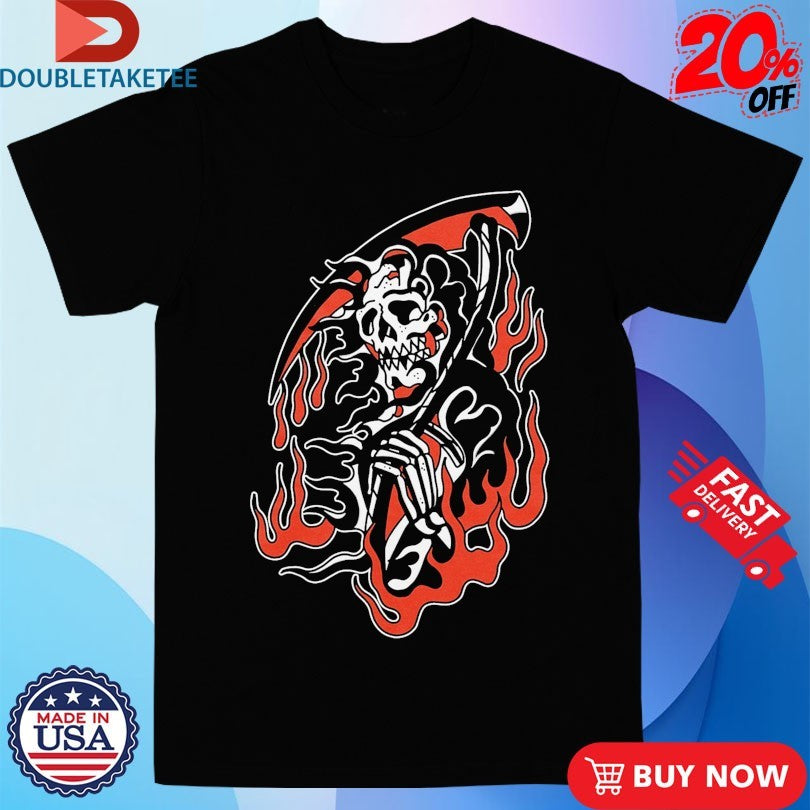 Official IDX MFG In Flames Grim Reaper Shirts