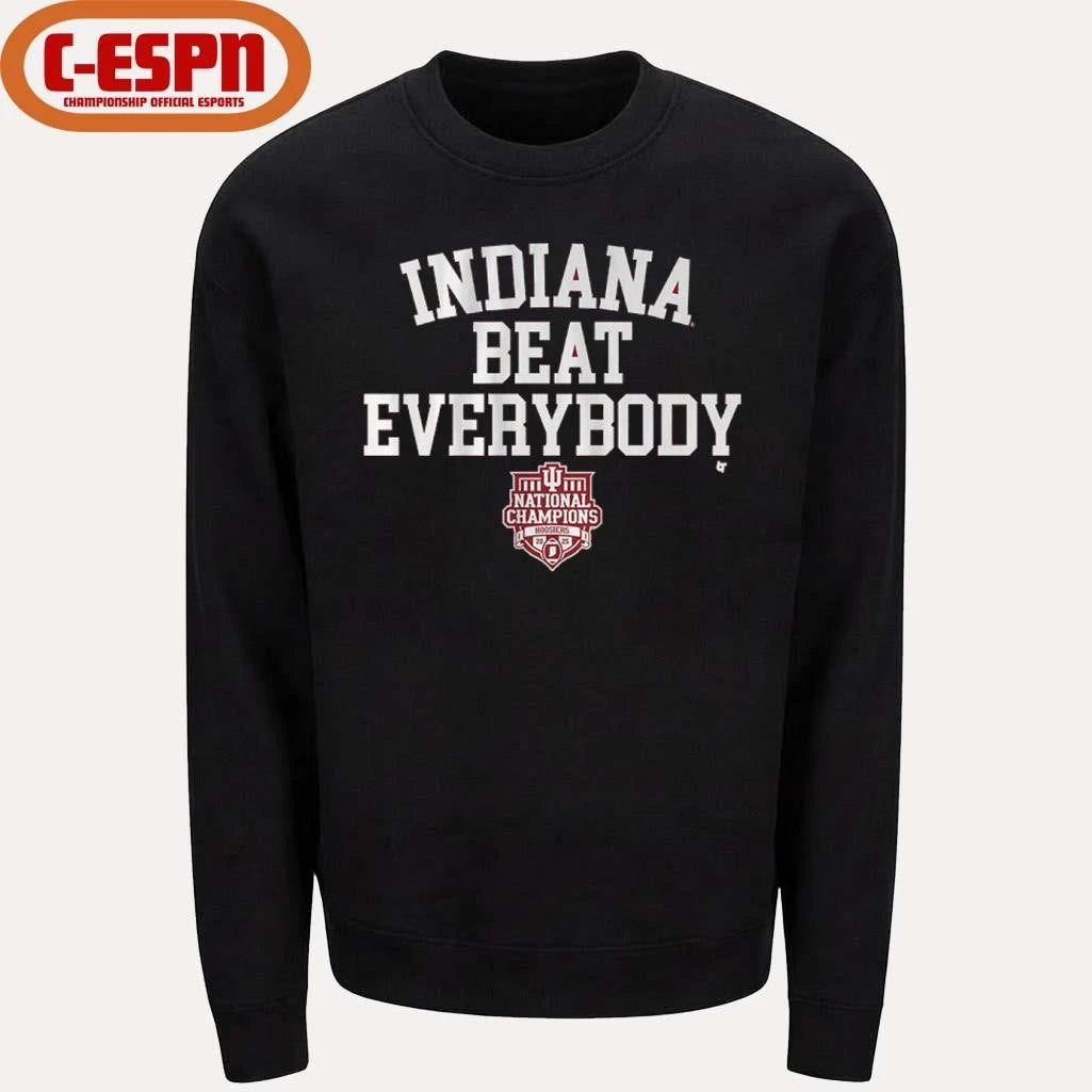 Official IU Football Indiana Beat Everybody CFP National Champions T-Shirt