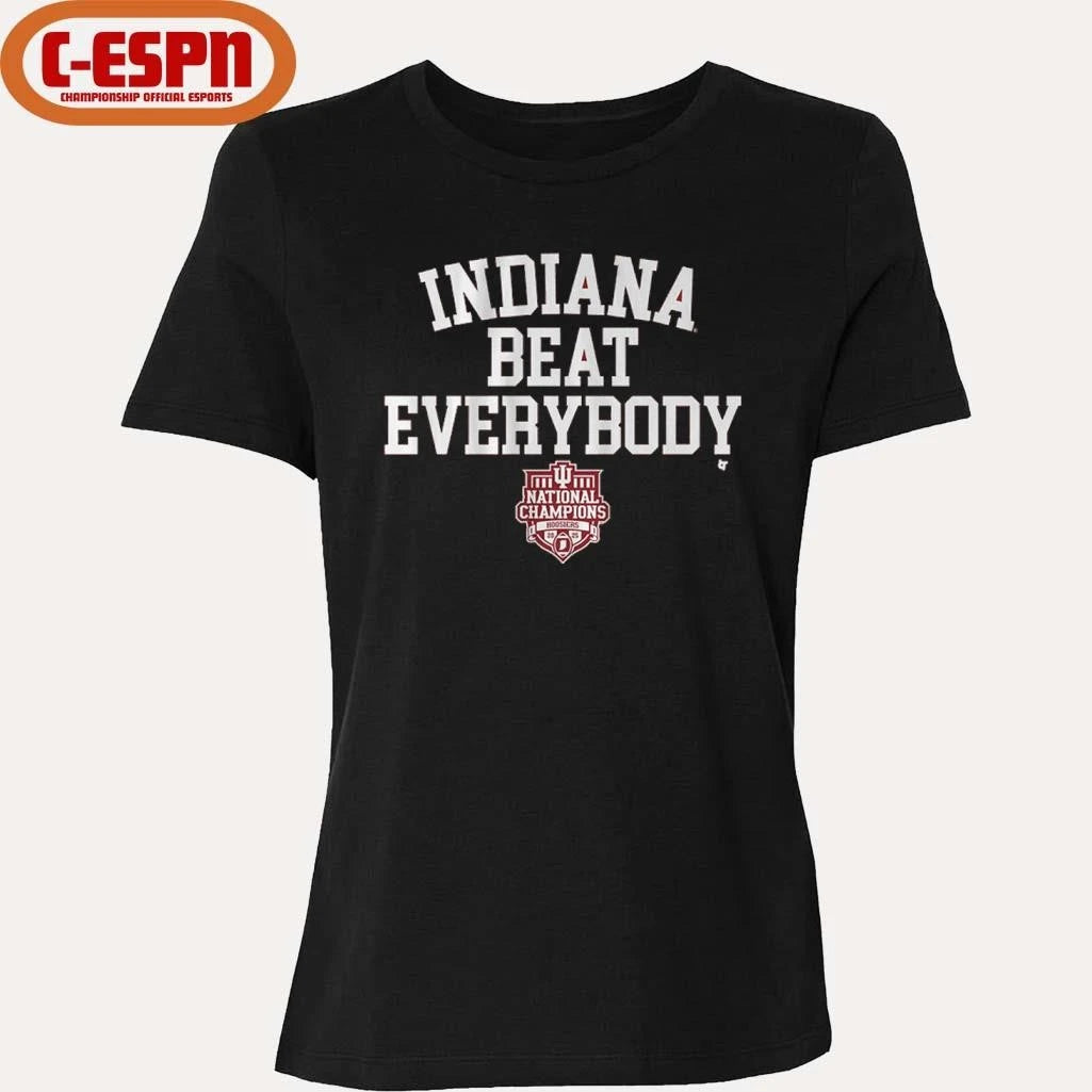 Official IU Football Indiana Beat Everybody CFP National Champions T-Shirt