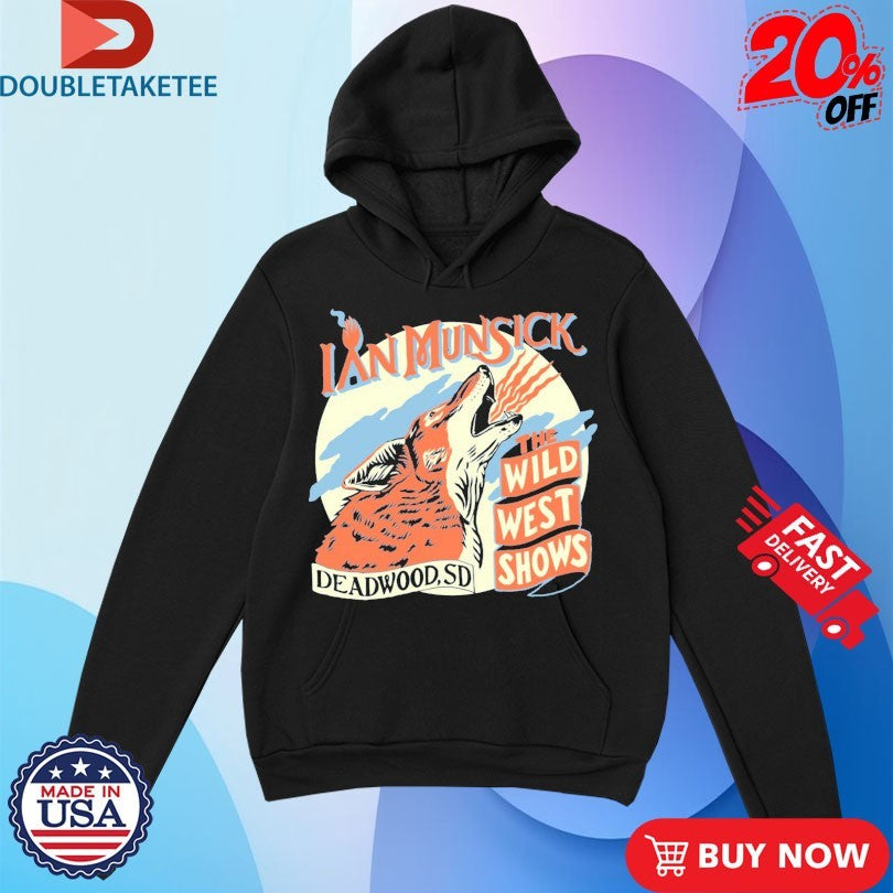 Official Ian Munsick The Wild West Shows Deadwood SD Coyote Shirts