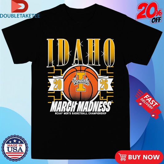 Official Idaho Vandals NCAA Men’s Basketball Champions 2026 March Madness Shirts