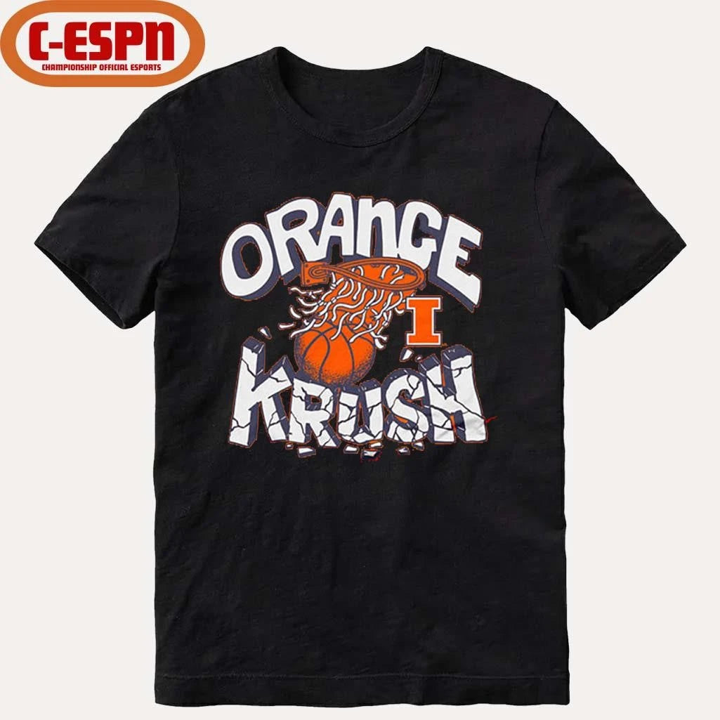 Official Illinois Fighting Illini Orange Krush Basketball Shirt