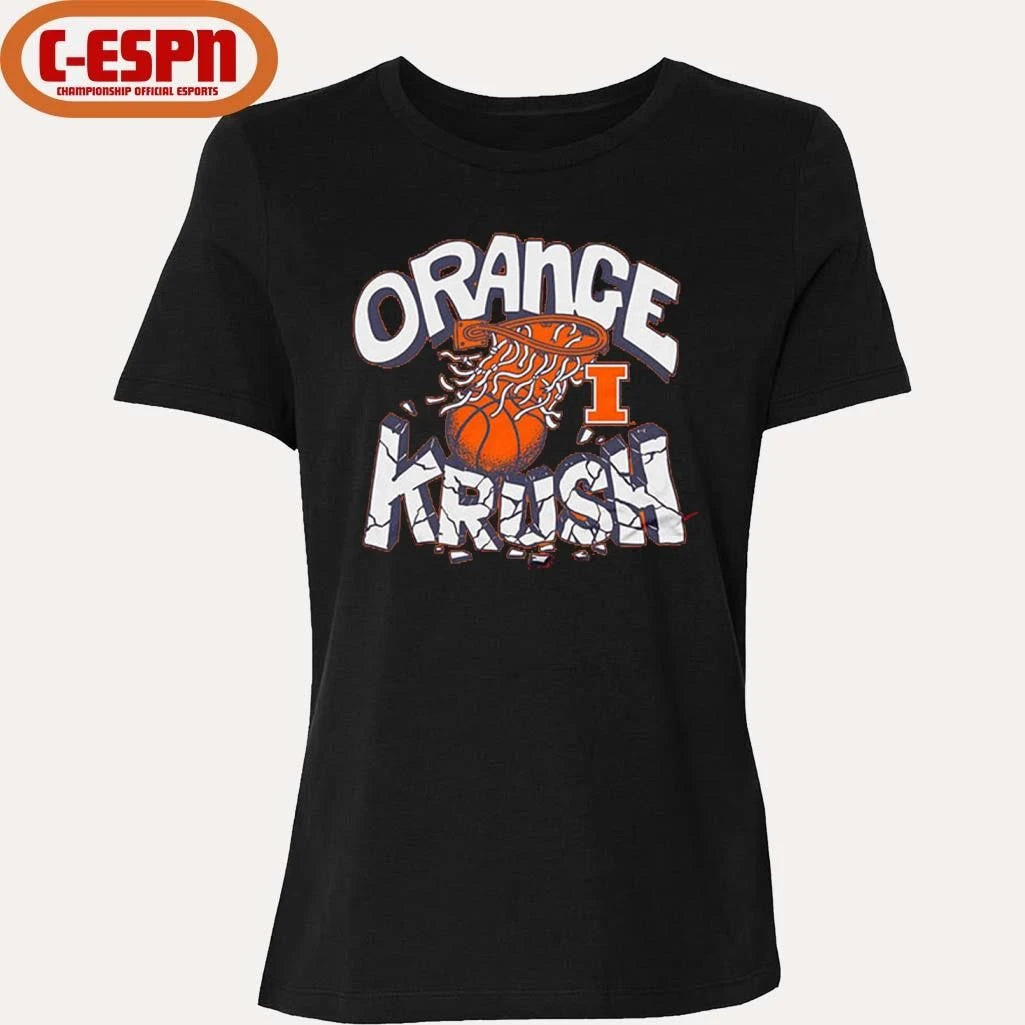 Official Illinois Fighting Illini Orange Krush Basketball Shirt