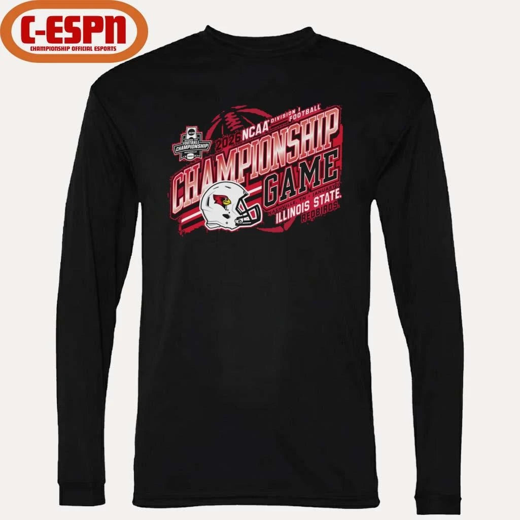 Official Illinois State Football 2026 NCAA FCS Championship Game Bound Shirt