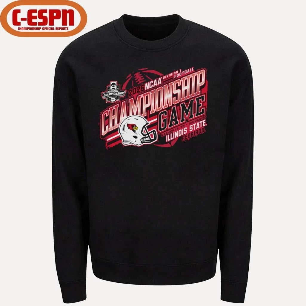 Official Illinois State Football 2026 NCAA FCS Championship Game Bound Shirt
