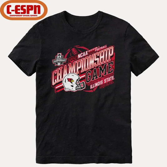Official Illinois State Football 2026 NCAA FCS Championship Game Bound Shirt