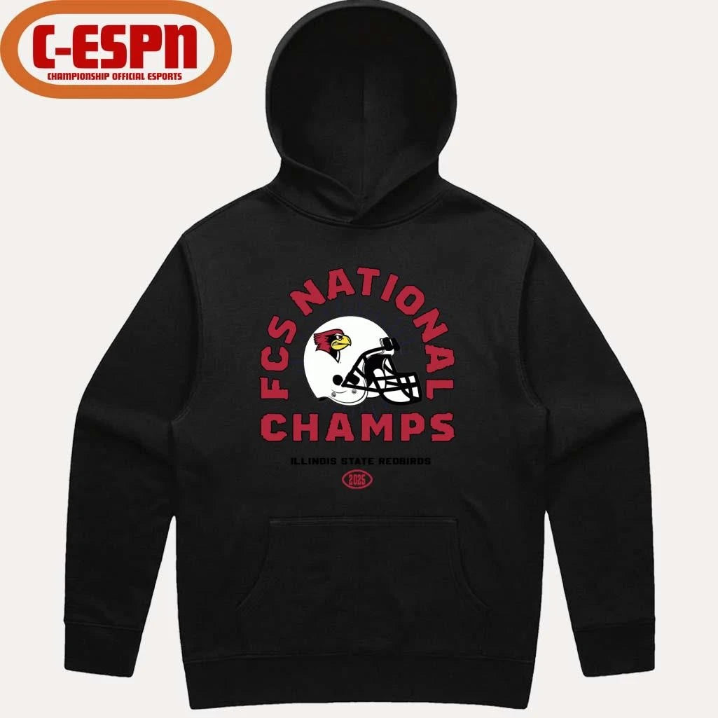 Official Illinois State Football FCS National Champs T-Shirt