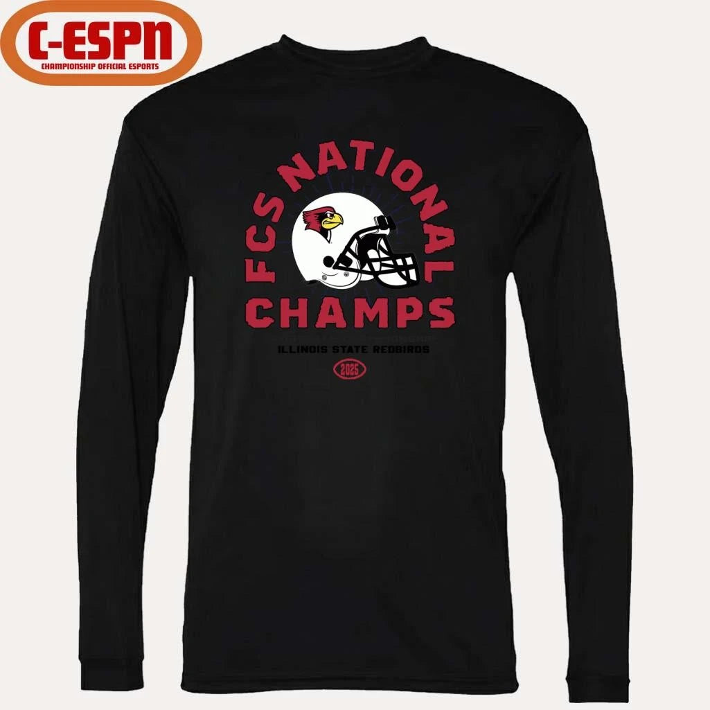 Official Illinois State Football FCS National Champs T-Shirt