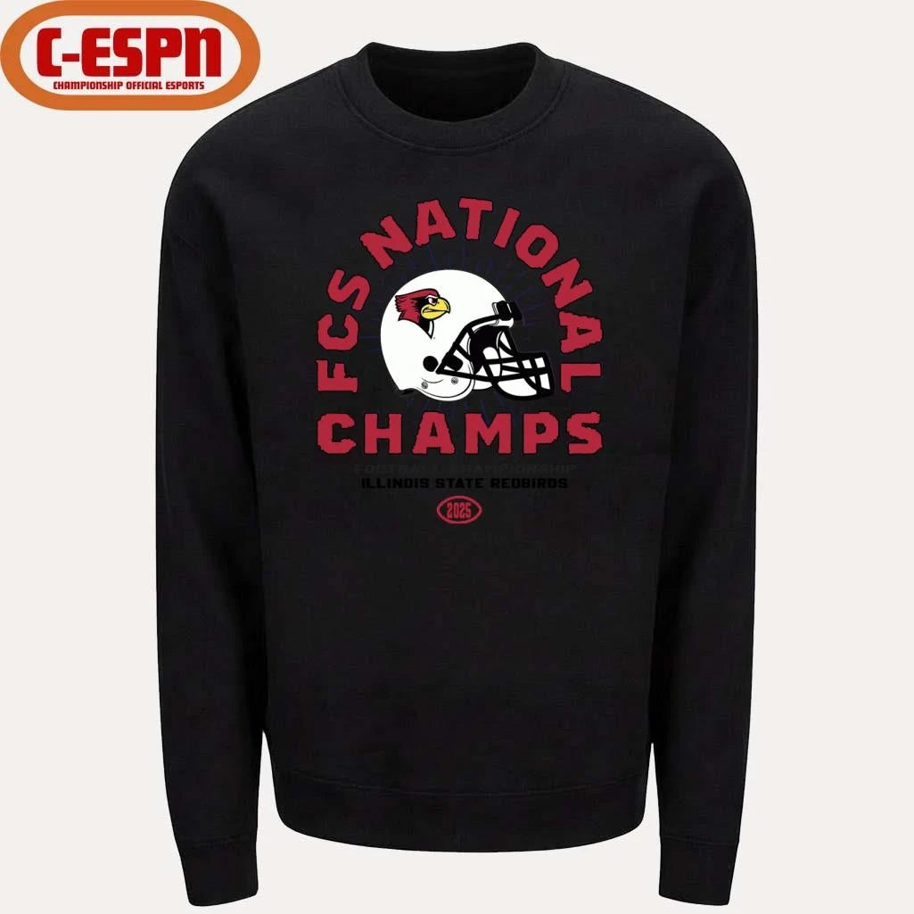 Official Illinois State Football FCS National Champs T-Shirt