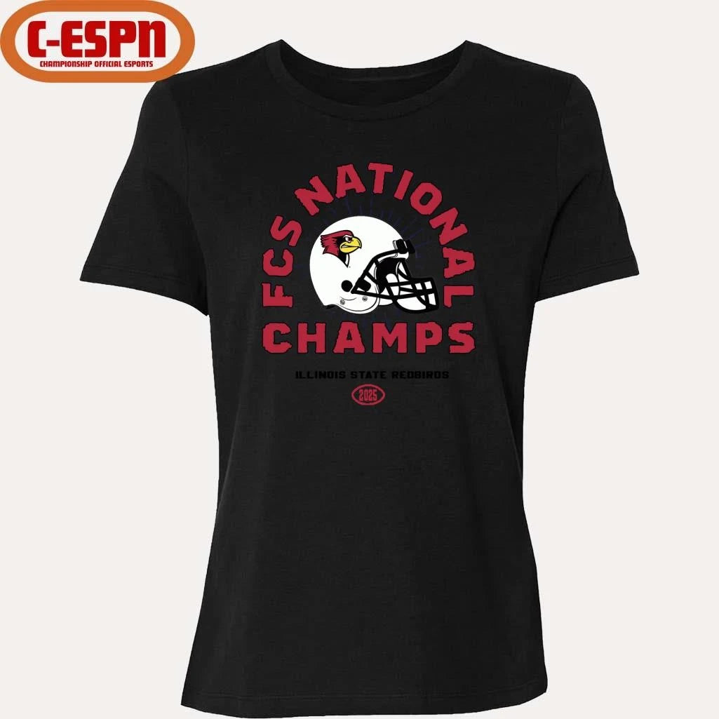 Official Illinois State Football FCS National Champs T-Shirt