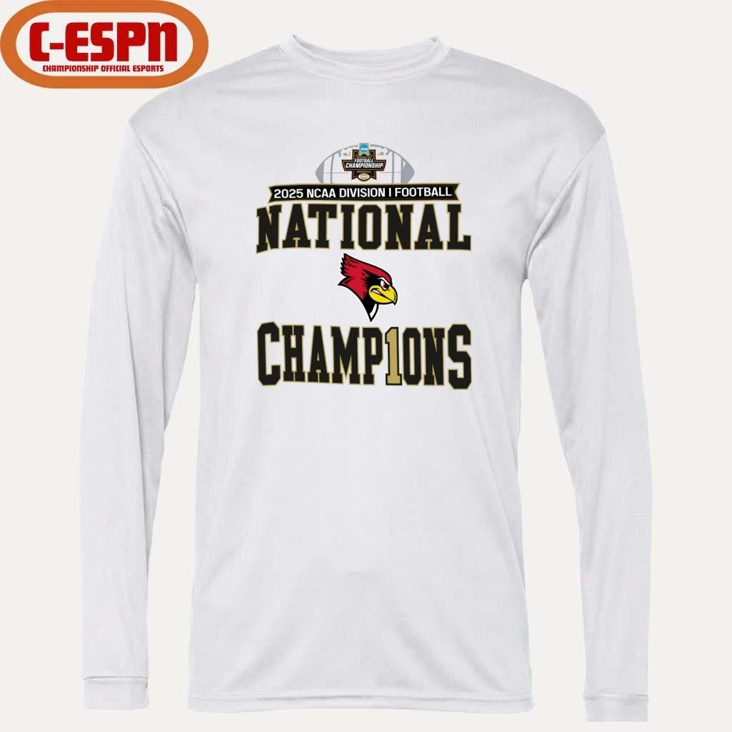 Official Illinois State NCAA DI Football National Champions T-Shirt