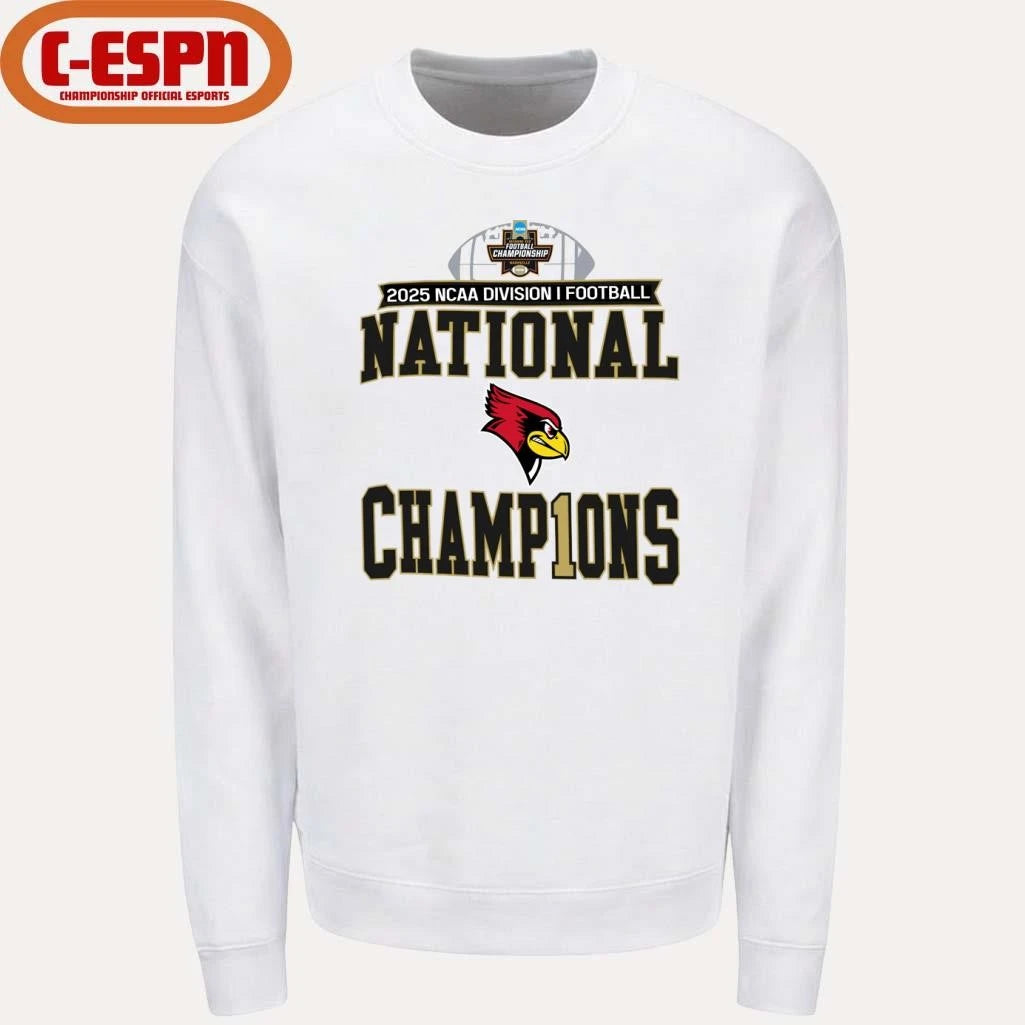 Official Illinois State NCAA DI Football National Champions T-Shirt