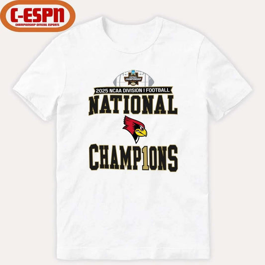 Official Illinois State NCAA DI Football National Champions T-Shirt