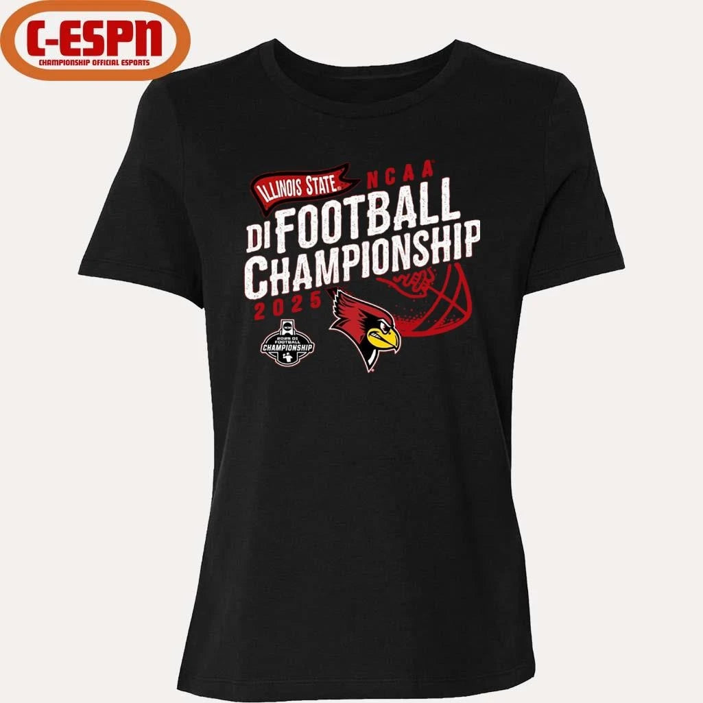 Official Illinois State University Redbirds Football 2025 FCS National Championship Game Bound Shirt