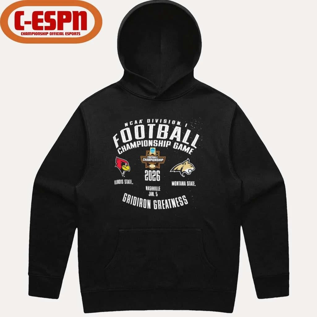 Official Illinois State Vs Montana State 2025-26 NCAA DI Football Championship Game January 5 Shirt